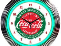 Coca-Cola Evergreen Neon Clock