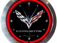 C7 Corvette Neon Clock