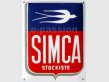 plaque émaillée SIMCA plaque émaillée SIMCA